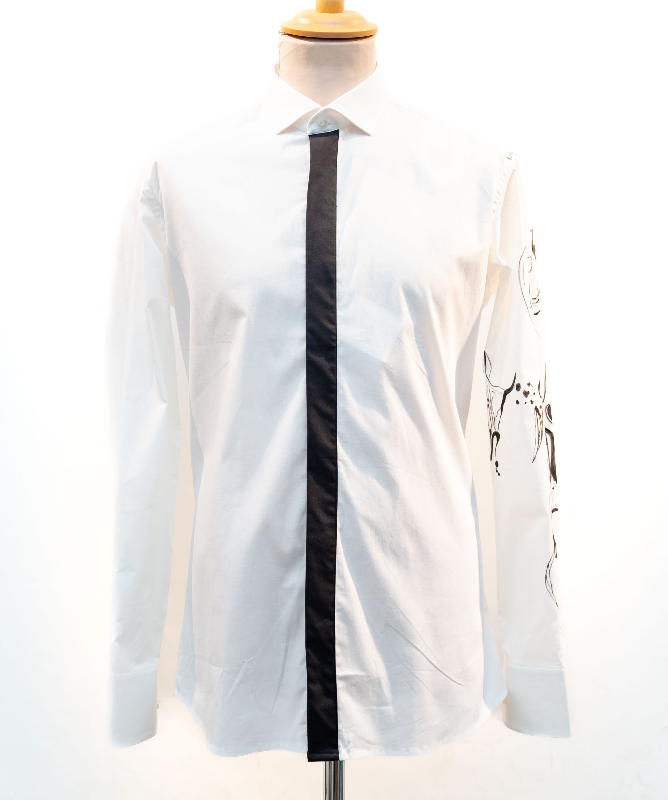 Camicia motivo maremoto - immagine 2