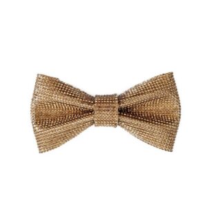 Papillon Magnetico in Strass Oro