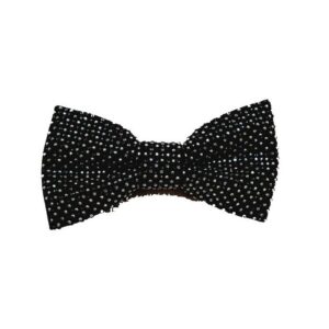 Papillon Magnetico in Strass celesti e argento