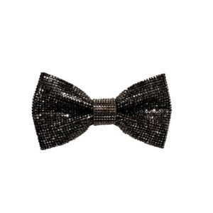 Papillon Magnetico in Strass argento
