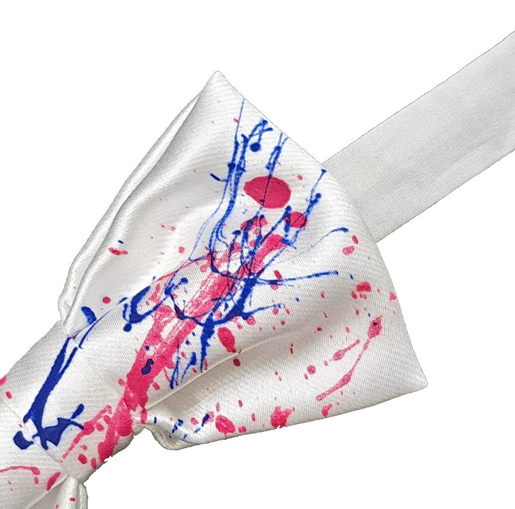 Papillon dipinto a mano con Effetto Splash - immagine 2